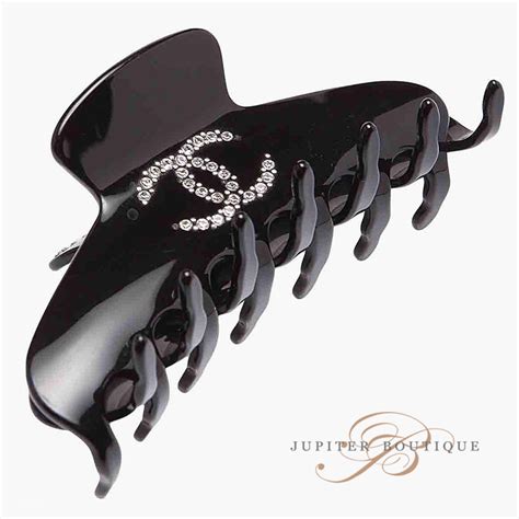 chanel hair claw clip|chanel hair clip for sale.